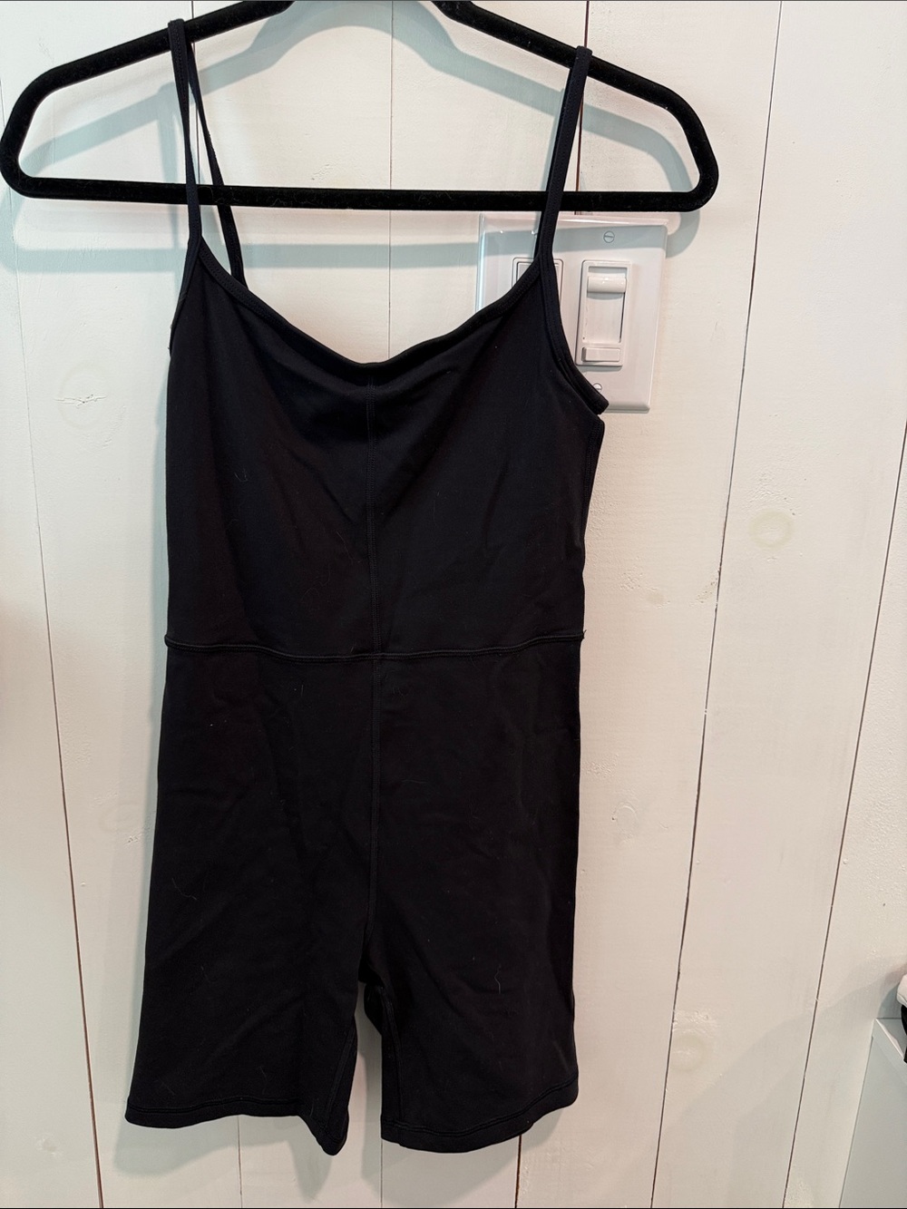 Wilfred Free Black Sleeveless Romper with Scoop Neck